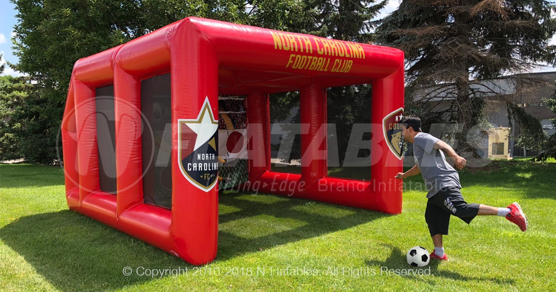 Customizable Inflatable Soccer Goal