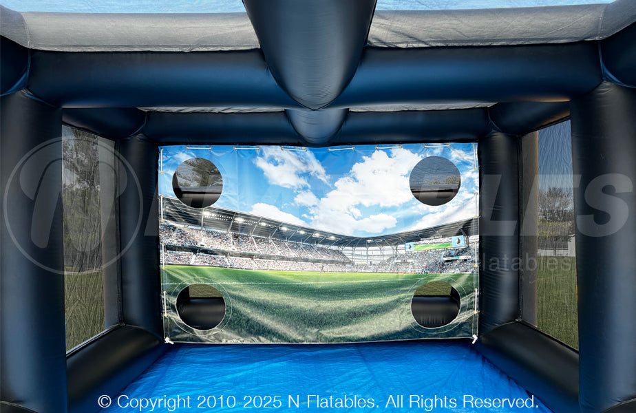 Customizable Inflatable Soccer Goal