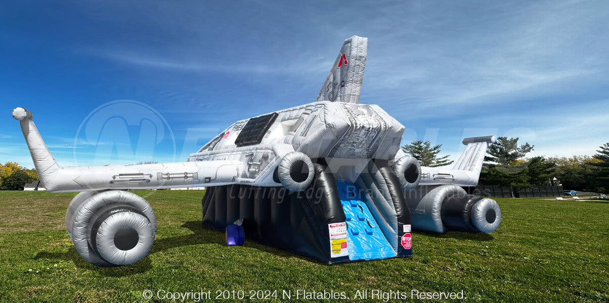 Inflatable Space Ship Paintball/Laser Tag Structure