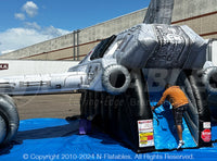 Inflatable Space Ship Paintball/Laser Tag Structure