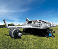 Inflatable Space Ship Paintball/Laser Tag Structure