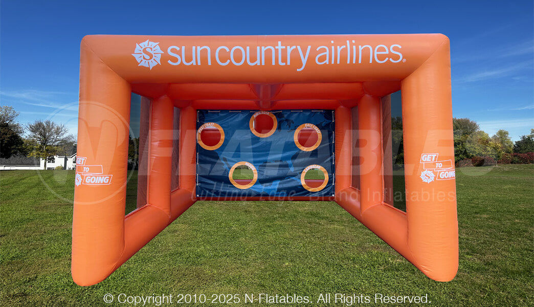 Customizable Inflatable Soccer Goal