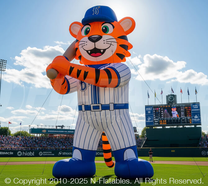 Inflatable Tiger Mascot (Baseball)