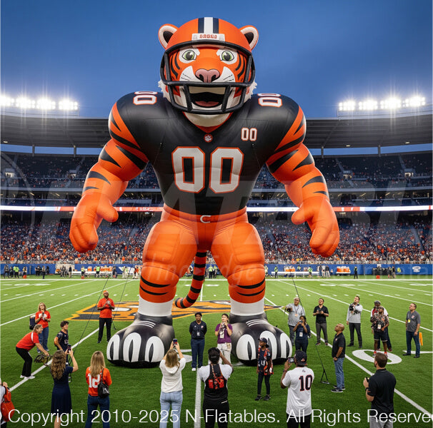 Inflatable Tiger Mascot (Football)