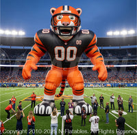 Inflatable Tiger Mascot (Football)