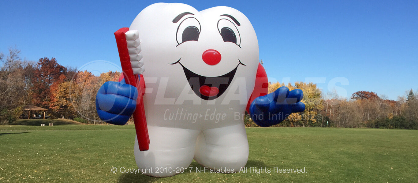 Inflatable Tooth Mascot