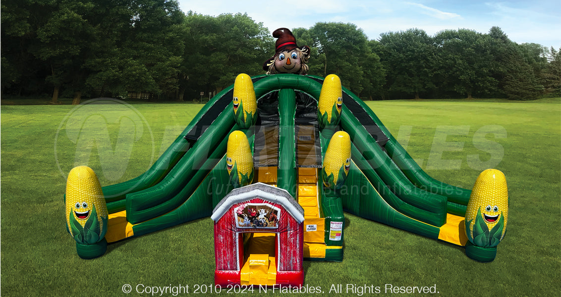 Triple Scarecrow Slide