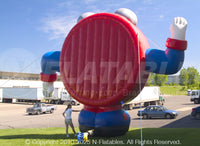 Inflatable Clock Mascot