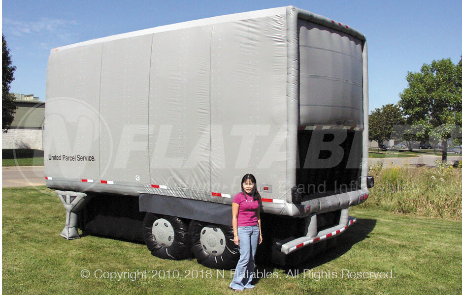 UPS® Inflatable Truck Trailer
