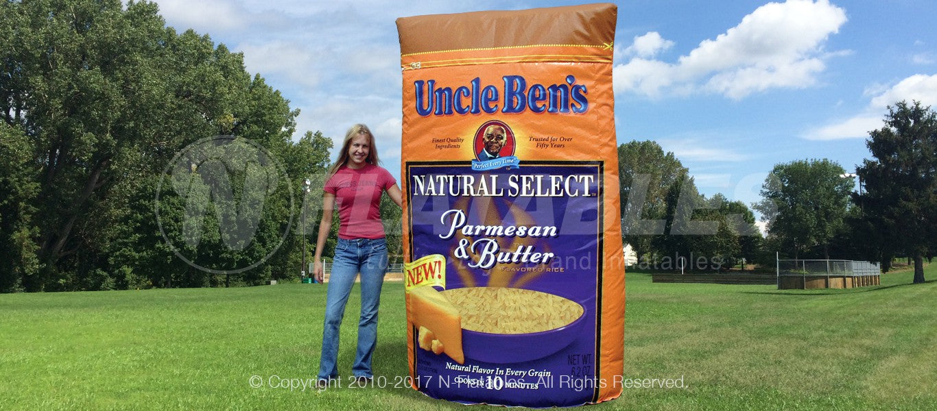 Uncle Bens® Rice Inflatable Replica