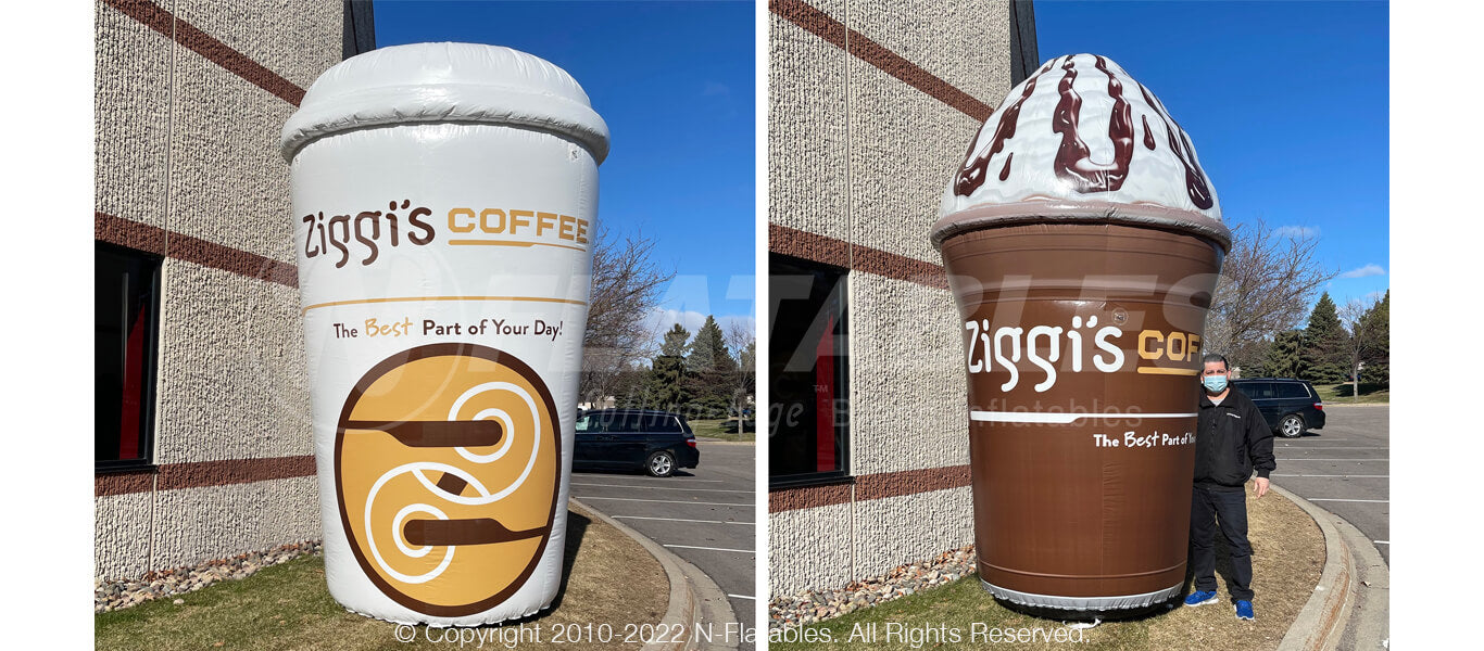 Inflatable Blended Mocha Replica