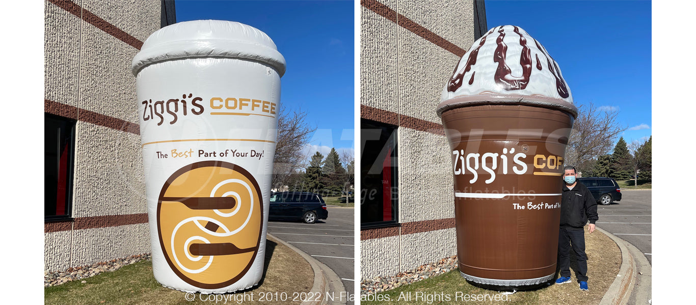 Inflatable Coffee Cup Replica