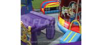 3D rendering of the inside of the Amusement Park inflatable toddler play area. 