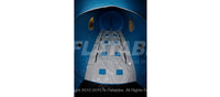 Inflatable climbing ramp inside the Arctic Expedition tunnel crawl through. 