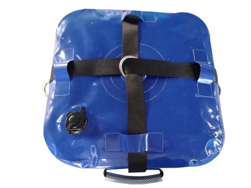 heavy duty  5 gallon  blue vinyl water bag for inflatables