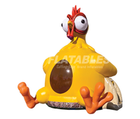 Commercial grade 18-foot inflatable chicken bounce house junior
