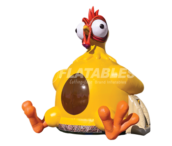 Commercial grade 18-foot inflatable chicken bounce house junior