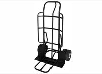Heavy Duty 4 Wheel Hand Truck Dolly with Brake (Black)