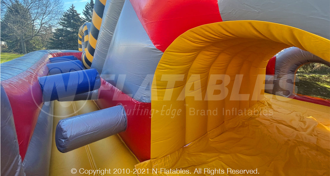 High Voltage Slide Combo™ inside view of tunnel and tackle dummies