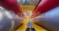 View of sliding down the High Voltage Slide Combo™