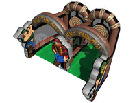 Inflatable Lumberjack Axe Throw™ (Double)