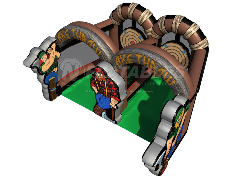 Inflatable Lumberjack Axe Throw™ (Double)