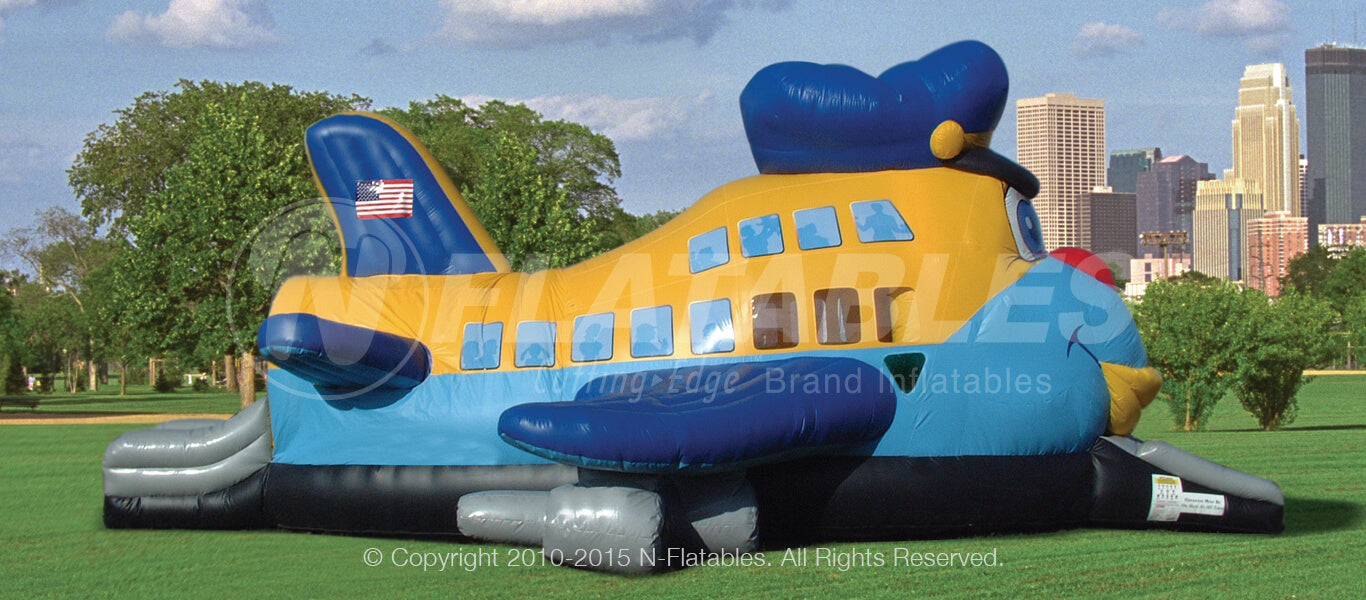 Jumpin’ Jumbo Jet™ commercial inflatable side view
