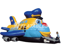 Jumpin’ Jumbo Jet™ commercial inflatable on a White Background