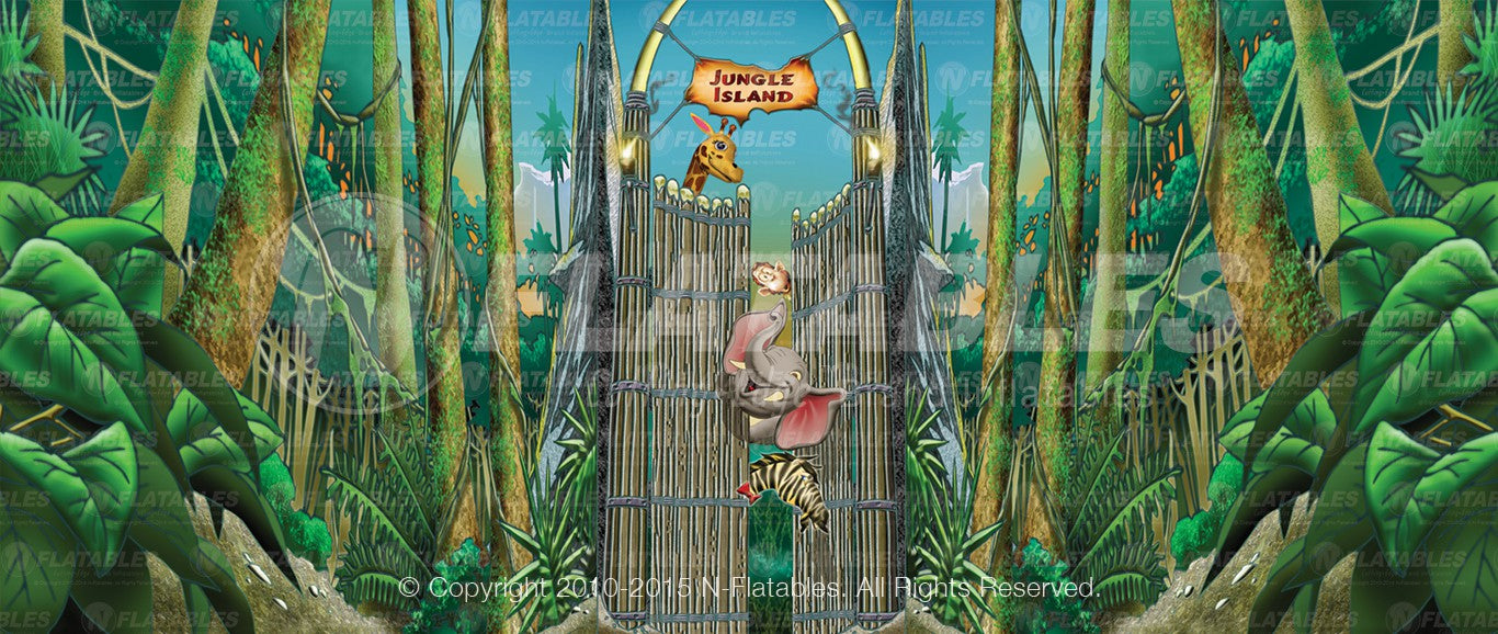Jungle Island™ Removable Art Panel