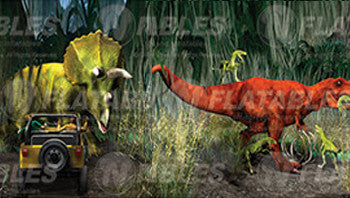 Jurassic Safari™ Removable Art Panel