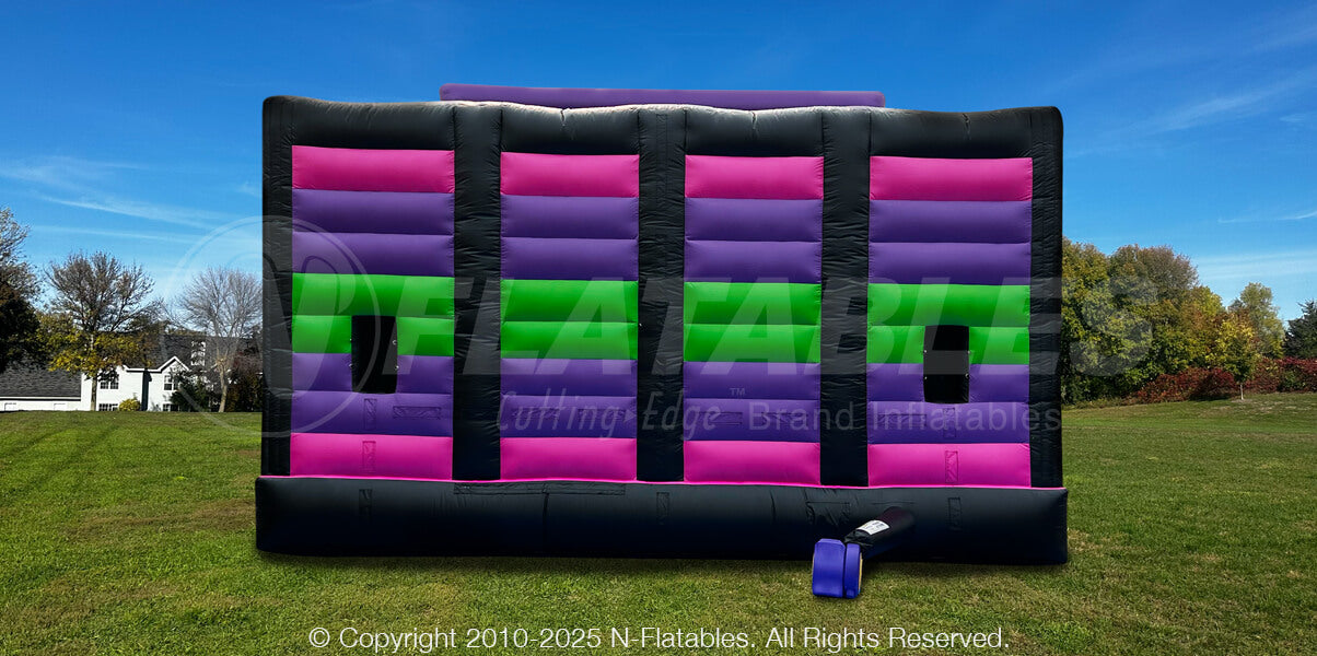Rear View of Boom Box Blacklight Bouncer