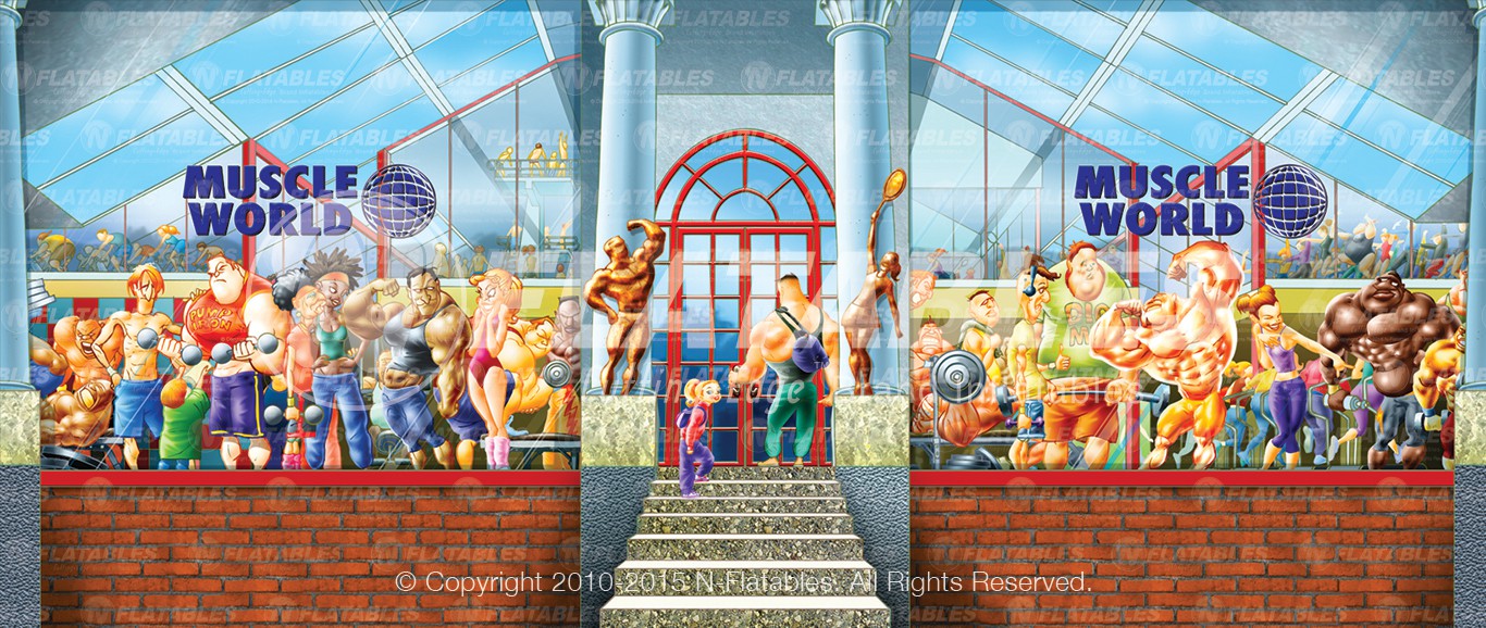 Muscle World™ Removable Art Panel