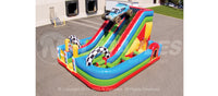 aerial view of the Off-Road Slide Combo™ commercial grade inflatable playground 