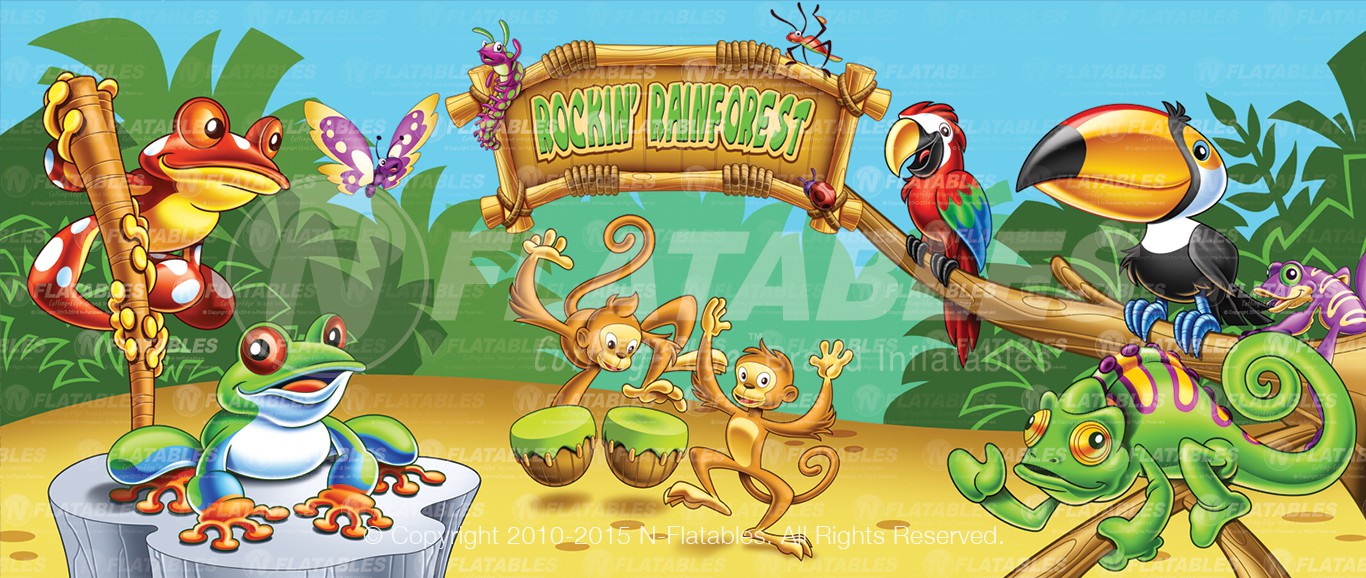 Rockin' Rainforest™ Removable Art Panel