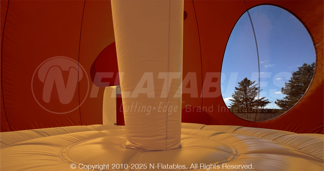 inside view of 20-foot Inflatable Turkey Bounce House