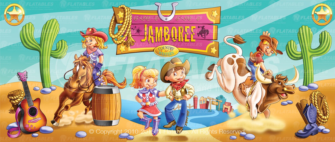 Western Jamboree™ Removable Art Panel