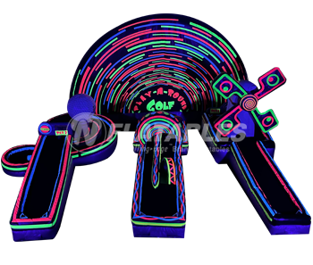 Play-A-Round Golf™ Blacklight 3-Hole