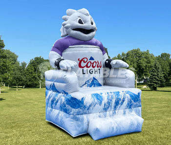 Custom Inflatable Throne for Coors Lite