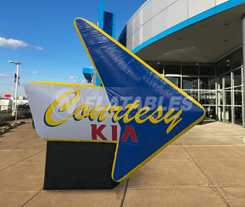 Inflatable Car Dealership Sign
