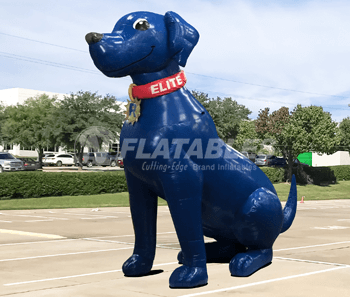 Inflatable Blue Dog Mascot