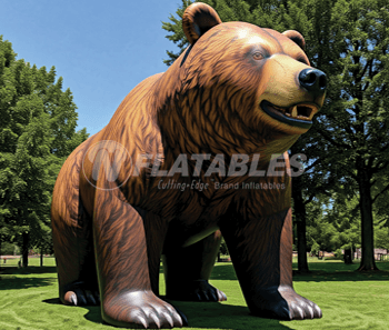 Inflatable Grizzly Bear Mascot