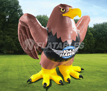 Inflatable Hawk Mascot
