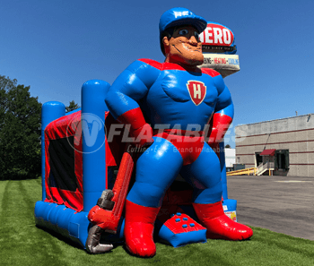 Custom Plumbing Mascot Bouncer