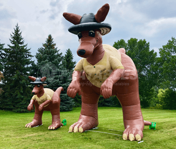 Inflatable Kangaroo Mascots