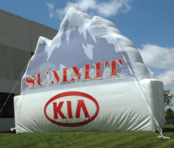 Custom Inflatable Kia Dealership Logo