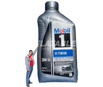 Inflatable Mobil 1 Bottle Replica