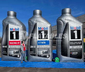 Inflatable Mobil 1 Bottle Replica