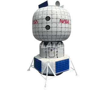 Inflatable NASA Moon Base Camp Replica