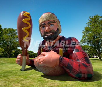 Inflatable Paul Bunyan