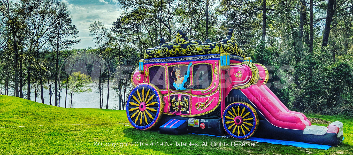 Inflatable princess best sale carriage